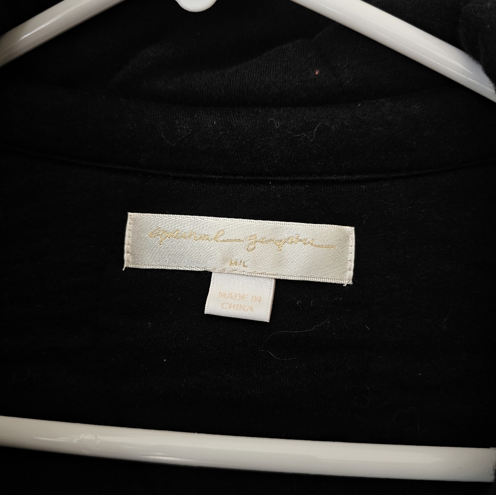 $158 Spiritual Gangster Wave Quilted Shacket Black - Picture 7 of 12